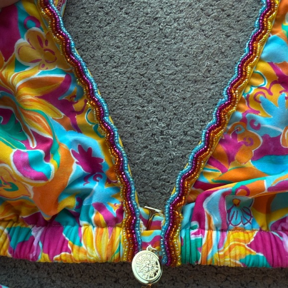 Floral Multicolor Bikini Set - Picture 2 of 5